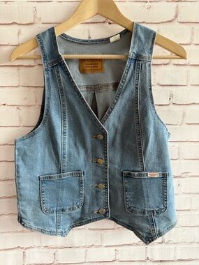 Levi's Light Blue Denim Vest